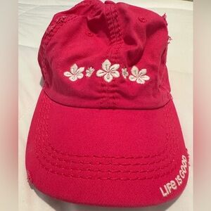 Life is Good Women’s Hat - Hibiscus Flowers